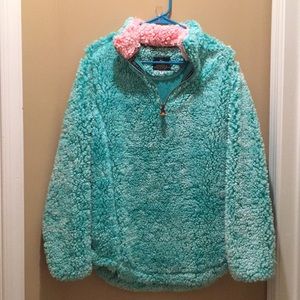 Simply Southern Seafoam Sherpa Jacket NEW